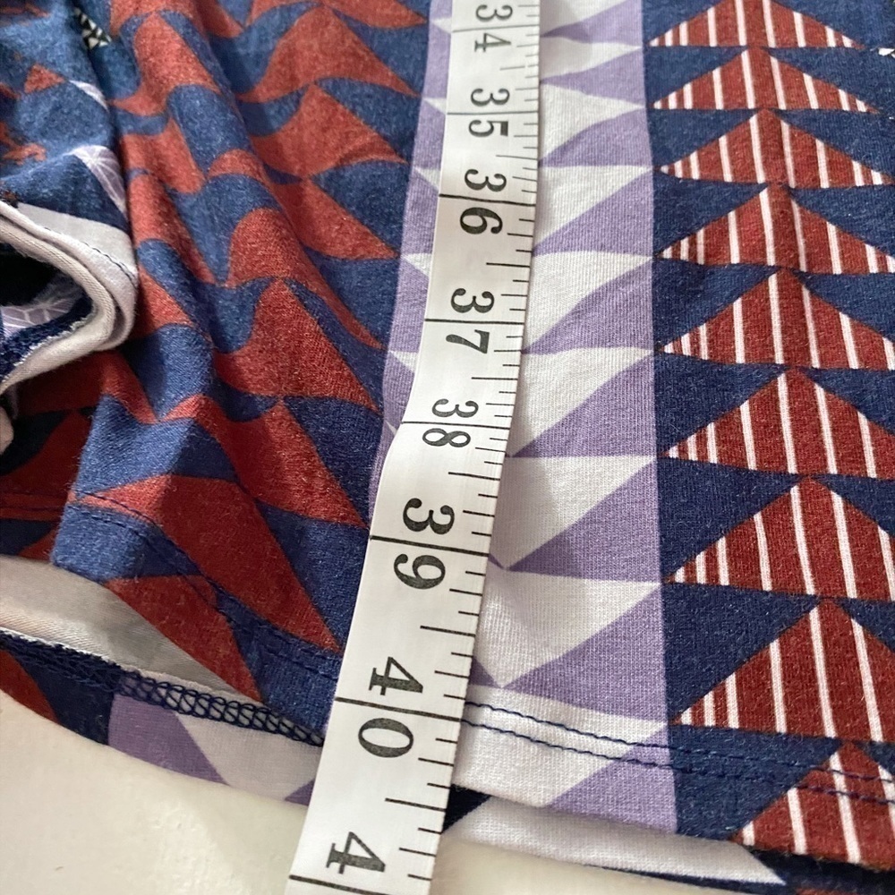 Lularoe Julia Fitted Geometric Pattern Knee-Length Dress NWT - Picture 12 of 13